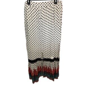 NWT Knox Rose multicolor button maxi skirt XL